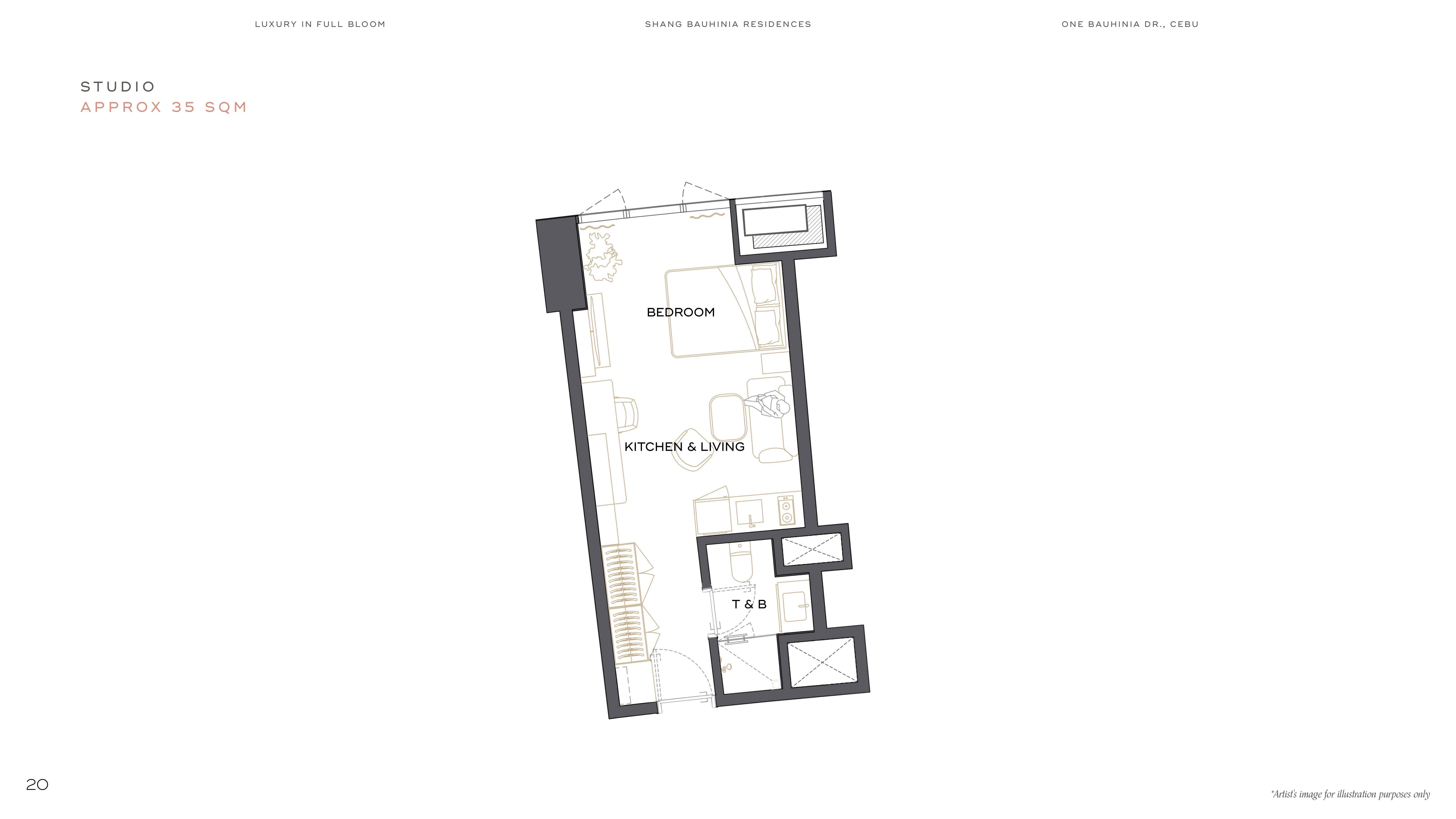 Studio 35 sqm